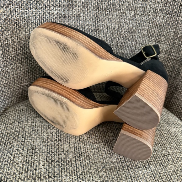 House of Harlow Tanner Heeled Sandal Size 7 1/2 EUC Platform - Picture 3 of 8